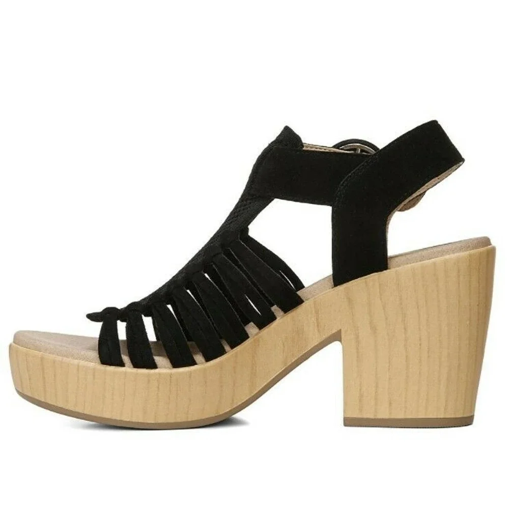 Dr. Scholl's‎ Beach Front Black Women Shoes Size 9 M Sandals